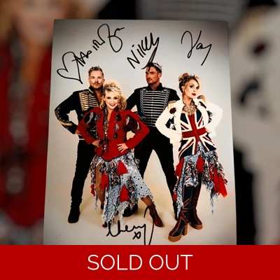 Signed Union Jack Photo